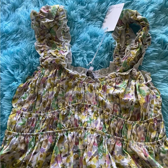 beautiful floral smocked sundress nwt Emory Park M - Picture 3 of 11